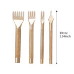 DĚROVACÍ DLÁTKA NA KŮŽE - 3 mm - SADA 4 ks - Obrázek 2