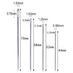 JEHLY PRO RUČNÍ ŠITÍ - SADA 4 ks - Obrázek 3