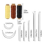 SADA NÁSTROJŮ PRO RUČNÍ ŠITÍ KŮŽÍ - Obrázek 3