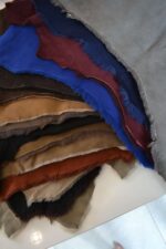 PRAVÁ OVČÍ KOŽEŠINA - MODRÁ - Obrázek 2