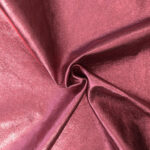 PRAVÁ KŮŽE - HOVĚZÍ USEŇ - METALLIC BORDOVÁ - 0.6-0.9 mm