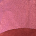 PRAVÁ KŮŽE - HOVĚZÍ USEŇ - METALLIC BORDOVÁ - 0.6-0.9 mm - Obrázek 2