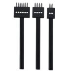 DĚROVACÍ DLÁTKA NA KŮŽE - 4 mm - SADA 3 ks - Obrázek 2