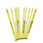 MIZÍCÍ PROPISOVACÍ TUŽKA NA KŮŽE A TEXTIL – STŘÍBRNÁ - 3ks