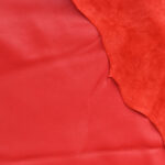 PRAVÁ KŮŽE / HOVĚZÍ USEŇ  / ČERVENÁ - Obrázek 2