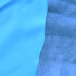 PRAVÁ KŮŽE / HOVĚZÍ USEŇ  / MODRÁ - Obrázek 2