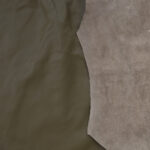 PRAVÁ KŮŽE / HOVĚZÍ USEŇ  / KHAKI - Obrázek 2