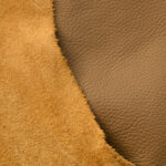 PRAVÁ KŮŽE / HOVĚZÍ USEŇ - SVĚTLE  KHAKI - Obrázek 2