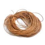 KULATÁ KŮŽE - KULATÝ KOŽENÝ ŘEMÍNEK  - ∅1,5 mm - PŘÍRODNÍ - 45 m