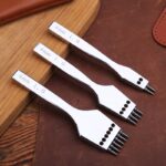 DĚROVACÍ DLÁTKA NA KŮŽE - 4 mm - SADA 3 ks