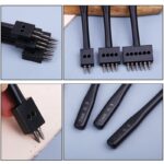 DĚROVACÍ DLÁTKA NA KŮŽE - 5 mm / 0.8 mm/ SADA 3 ks - Obrázek 4