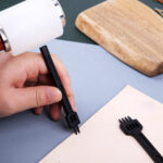 DĚROVACÍ DLÁTKA NA KŮŽE - 4 mm / SADA 3 ks - Obrázek 3