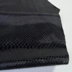 HADÍ IMITACE / HOVĚZÍ KŮŽE - TMAVĚ MODRÁ/LESKLÁ - Obrázek 2