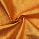 PRAVÁ KŮŽE / HOVĚZÍ USEŇ - METALLIC ORANŽOVÁ