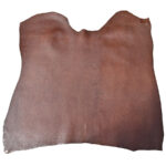 HOVĚZÍ KŮŽE / TŘÍSLOČINĚNÁ HLAZENICE - TMAVĚ HNĚDÁ - 3,2 mm - Obrázek 2