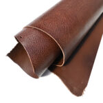 HOVĚZÍ KŮŽE / TŘÍSLOČINĚNÁ HLAZENICE - TMAVĚ HNĚDÁ - 3,2 mm