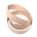 HOVĚZÍ KŮŽE NA OPASEK - PŘÍRODNÍ - 125 cm x 30, 35 mm