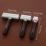 KOVOVÝ VÁLEČEK NA KŮŽE - 26, 60, 100mm - Obrázek 2