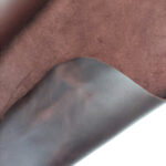 HOVĚZÍ KŮŽE - TŘÍSLOČINĚNÁ HLAZENICE - TMAVĚ HNĚDÁ - CRAZY HORSE - Obrázek 2