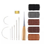 SADA NÁSTROJŮ PRO RUČNÍ ŠITÍ KŮŽÍ - 14 ks