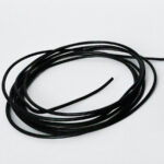 KULATÁ KŮŽE - KULATÝ KOŽENÝ ŘEMÍNEK  - ∅ 1.5 mm, 2.5 mm, 3.5 mm, 4.0 mm - ČERNÁ - Obrázek 2