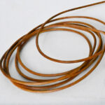 KULATÁ KŮŽE - KULATÝ KOŽENÝ ŘEMÍNEK  - ∅ 2.5mm - Obrázek 2