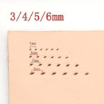 DĚROVACÍ DLÁTKA NA KŮŽE - 3 mm - SADA 4 ks - Obrázek 3