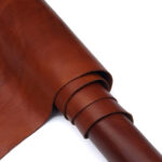 HOVĚZÍ KŮŽE / TŘÍSLOČINĚNÁ HLAZENICE - COGNAC - 1,6 mm