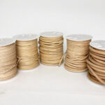 KULATÁ KŮŽE - KULATÝ KOŽENÝ ŘEMÍNEK  - PŘÍRODNÍ - ∅3.5, 4.0, 5.0, 8.0 mm