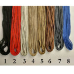 SEMIŠOVÁ ŠŇŮRA PLOCHÁ / KOŽENÝ PROVÁZEK - 4.5mm x 115-120 cm - tloušťka 1.3mm - 10ks - Obrázek 3