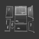 ŠABLONA NA PENĚŽENKY - 11,5 x 9 x 1 cm