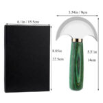 PŮLMĚSÍCOVÝ NŮŽ - 9cm - Obrázek 2