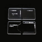 ŠABLONA NA PENĚŽENKY - 11 x 8.5 x 1cm