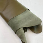 PRAVÁ KŮŽE - HOVĚZÍ USEŇ - KHAKI - Obrázek 2