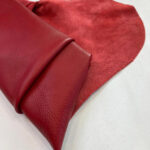 PRAVÁ KŮŽE - HOVĚZÍ USEŇ - ČERVENÁ - Obrázek 2