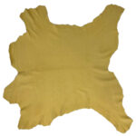 PRAVÁ KŮŽE - NUBUK - SVĚTLÁ HOŘČICE - Obrázek 2