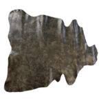 PRAVÁ KŮŽE JEHNĚTINA - ČERNÁ SE STŘÍBREM - ANTIK - Obrázek 2