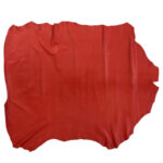 PRAVÁ KŮŽE JEHNĚTINA - ČERVENÁ - Obrázek 2