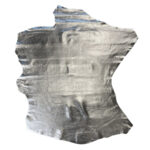 PRAVÁ KŮŽE JEHNĚTINA - STŘÍBRNÁ - METALICKÁ - Obrázek 2