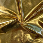 PRAVÁ KŮŽE JEHNĚTINA - ZLATÁ - METALICKÁ