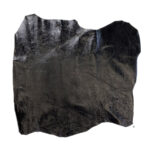 PRAVÁ KŮŽE JEHNĚTINA - ČERNÁ - LAKOVANÁ - Obrázek 2