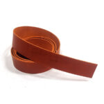 HOVĚZÍ KŮŽE NA OPASEK – HNĚDÁ - CRAZY HORSE – 125 - 130 cm – 2.2-2.4 mm