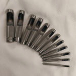 DĚROVAČE KULATÉ Ø3-19 mm - SADA 12 ks