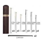 JEHLY PRO RUČNÍ ŠITÍ / SADA 18 ks + 2 JEHLY NA ŠITÍ ŘEMÍNKEM - Obrázek 2