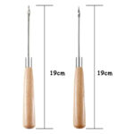 PROFESIONÁLNÍ  ŠIDLA K ŠITÍ KŮŽE - SADA 2 ks - Obrázek 2