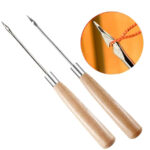 PROFESIONÁLNÍ  ŠIDLA K ŠITÍ KŮŽE - SADA 2 ks