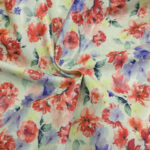 VZOROVANÉ  USNĚ - HOVĚZÍ KŮŽE - KVĚTINY - Obrázek 2