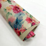 VZOROVANÉ  USNĚ - HOVĚZÍ KŮŽE - KVĚTINY