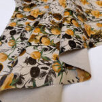 VZOROVANÉ  USNĚ - HOVĚZÍ KŮŽE - KVĚTY - Obrázek 2