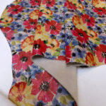 VZOROVANÉ  USNĚ - HOVĚZÍ KŮŽE - KVĚTY - Obrázek 2